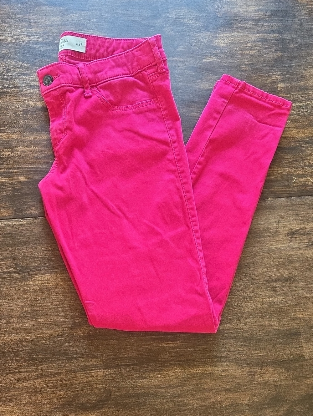 Abercrombie & Fitch Bright Pink Skinny Jeans Pants